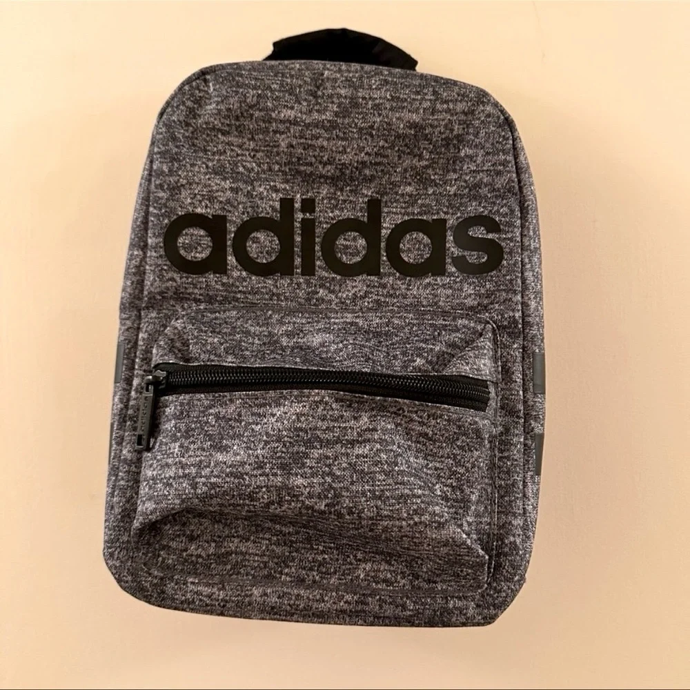 Adidas Lunch Bag in Gray and Black